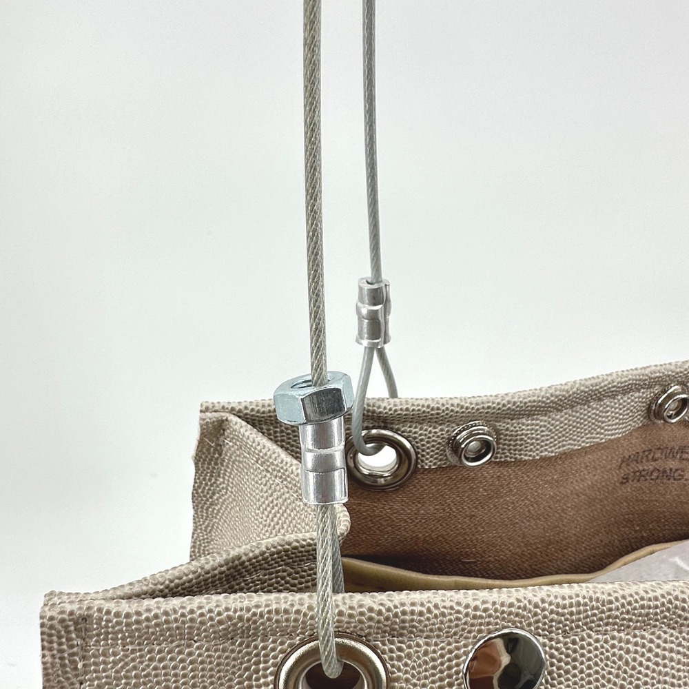 Hardware by Renee Shoulder Bag Women Taupe Avant Garde Industrial Edgy Handbag - Picture 7 of 15